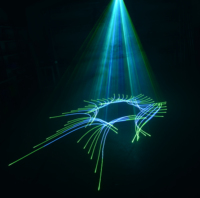 Projecteur laser professionnel 10W à faisceau, corps robuste 2,95 kg, indice de protection IP33, contrôle DMX512, RGB pour DJ, discothèque, mariage, événementiel et location