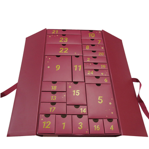 Lujosa caja de Ramadán para el día de Navidad para joyería, Cosméticos de belleza, impresión Offset, esponja de laminación mate para CALENDARIO DE Adviento - Product Image 6