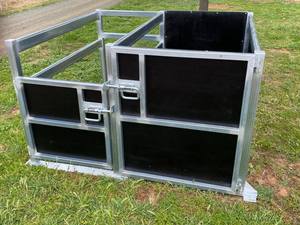 Nuevo FANSI - Corral para Caballos Básico de Riel Ovalado Galvanizado para Construcción, Modelo Vet 2 - Product Image 2