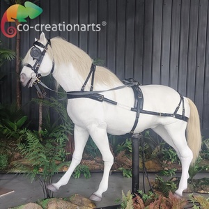 Modèle de cheval en fibre de verre de décoration animale interactive de parc d'attractions - Product Image 2