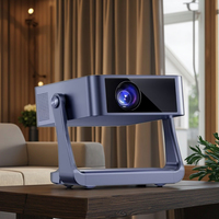 Mini Proyector de Juegos Inteligente Portátil C6 Android 3D 4K, Cine en Casa, WiFi, Versión Android 9, 300 Lúmenes, Altavoces Integrados, Alcance Corto