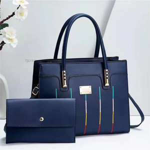 New Wholesale Luxury Women Large Capacity Bags Set Leather Brand Women Quilted Leather Fashion <b>Purse</b> and Handbags for Women - Product Image 3