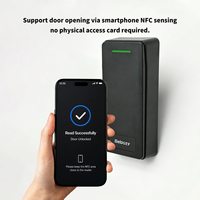 Lettore di Controllo Accessi RFID IP65 BLE SIA OSDP2.2, 125kHz EM HID 13.56MHz Mifare NFC Wiegand SGuard, Programmabile con Allarme Antimanomissione