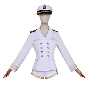 Costume da Marinaio Anime di Alta Qualità per Donna, Uniforme JK Bianca e Nera per Cosplay di Jang Wonyoung, Festa di Halloween - Product Image 5