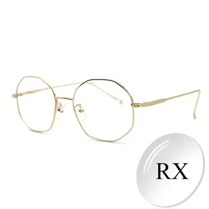 最新デザインの光学眼鏡RXレンズメガネフレーム処方カスタマイズされた近視遠視1.61シングルビジョンアイウェア
