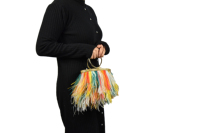 Garniture de plumes d'autruche à franges en tissu à coudre gris pour bricolage artisanat vêtements robe Costume accessoire fête maison mariage décor