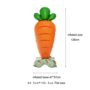 Youlun balon Wortel Kelinci Paskah berdiri besar dekorasi meriah untuk perayaan pesta Paskah - Product Image 3