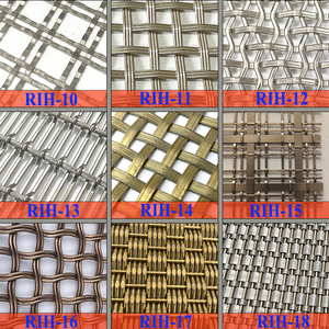 Grillage décoratif en fil métallique pour portes d'armoires, meubles, écrans décoratifs, cloisons, tissu métallique en acier inoxydable, rideaux et plafonds - Product Image 3