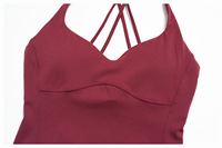 Nouvel ensemble de vêtements de sport pour femmes, soutien-gorge de sport à dos croisé, leggings évasés, ensemble de yoga et de fitness pour la salle de sport