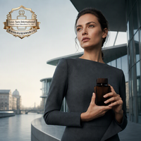 Berlin Cedar Eau de Parfum Unisex, Fragancia Amaderada de 50 ml, Botella de Perfume Personalizada con Etiqueta Privada