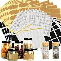 Étiquettes autocollantes en papier kraft écologiques personnalisables avec forme irrégulière et impression offset pour cadeaux et artisanat