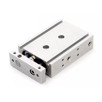 Cylindre pneumatique à double tige cxsm15 * 60 series avec roulement à glissière et roulement à billes