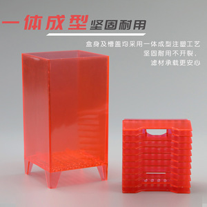 수족관 필터 박스 강제 박테리아 박스 필터 습식 및 건식 분리 나노 볼 활성탄 사각 박스 - Product Image 2