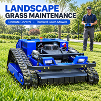 Mesin Pemotong Rumput Robot Mini Bermerek Global Termurah dengan Roda Karet untuk Taman