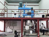 Cuve de mélange/Réacteur Polyc SUS304/SS316L avec chauffage PLC et grattoir pour peinture, revêtement, mastic, plâtre, adhésif, silicone