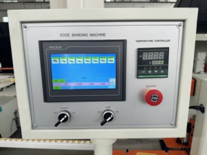 Máquina de Enchapado de Cantos PLC Totalmente Automática de Alta Eficiencia MF506 con Doble Recorte para Muebles de Madera, PVC y MDF, Fácil de Usar - Product Image 2