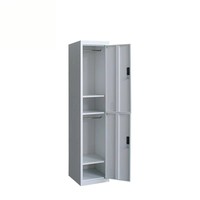 Casier en acier à 2 portes pour lycéens, casiers métalliques, armoire métallique personnalisée