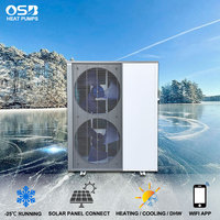 R290 Commercial DC Inverter Air Source Pompe À Chaleur Haute Efficacité À Faible Bruit pour Maison DHW Chauffage et Refroidissement avec WiFi