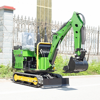 Pengiriman Gratis Excavator Mini SDJK 3,5 Ton CE EPA Mesin Kubota Baru Crawler Digger 2 Ton 1 Ton Mesin Excavator Mini Kecil Pertanian