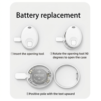 Dispositivo de Rastreo GPS con Diseño Impermeable, Control por Aplicación, Localizador de Objetos para Bolsos, Llaves, Vehículos, Cuidado de Personas Mayores (Compatible con Android)
