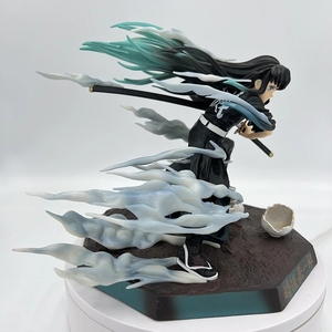 Figuras de acción de <span class=keywords><strong>Demon</strong></span> <span class=keywords><strong>Slayer</strong></span>, muñecos de 18cm, Kimetsu No Yaiba, <span class=keywords><strong>Rengoku</strong></span>, Kyoujurou/Kamado, Tanjirou - Product Image 3