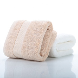 High Quality Thickened Bamboo <strong>Hand</strong>/Face/Bath <strong>Towels</strong> Plain <strong>Pattern</strong> Eco Bamboo <strong>Towel</strong> Sets for Hotel/Gift - Product Image 2