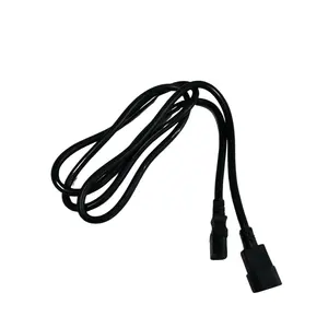 3G 1.5mm2 Power Extension Cord IEC Lock C13 To C14 Power Cable For Computer 10a 250v 1.8m