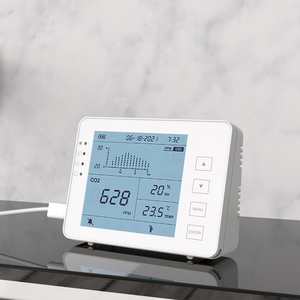 <span class=keywords><strong>Medidor</strong></span> de Calidad del Aire Avanzado, Monitor de Dióxido de Carbono/<span class=keywords><strong>CO2</strong></span> para Hogares e Interiores, Monitor de <span class=keywords><strong>CO2</strong></span> de Escritorio y Montaje en Pared - Product Image 2