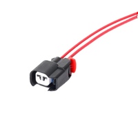 34062-0028 MX150 Konektor Sensor Mobil 2 Pin Betina Hitam Tertutup untuk Kabel Harness