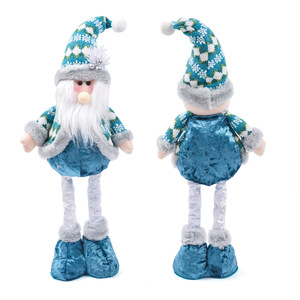 Customizable <b>Christmas</b> Decorations Stretchable Blue Plush Santa Claus Snowman Reindeer Ornaments Holiday Toys <b>Christmas</b> Gifts - Product Image 5
