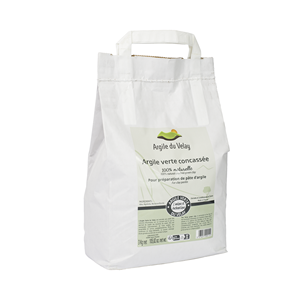 Argilla di Velay 100% Naturale in Polvere Verde Frantumata 3Kg - Paste di Argilla per la Cura della Pelle - Product Image 2