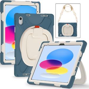 ทนทานหนักซิลิโคนกันกระแทกกรณีแท็บเล็ตสำหรับ <span class=keywords><strong>Apple</strong></span> <span class=keywords><strong>iPad</strong></span> <span class=keywords><strong>10</strong></span>รุ่น2022 10th <span class=keywords><strong>Gen</strong></span> <span class=keywords><strong>10</strong></span>.9นิ้วปกหลังกรณี - Product Image 5