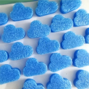 Đám mây hình shredded Bộ nhớ bọt đệm Phụ <span class=keywords><strong>EPE</strong></span> ngọc trai bông Hộp Quà Tặng điền Vật liệu màu xanh lá cây vật liệu bảo vệ - Product Image 3