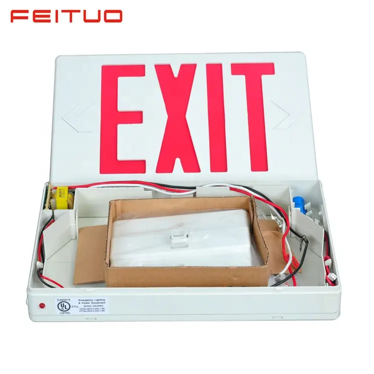 FEITUO Emergency Light Supplier Since 1967- ul exit light led emergency signs JLEED2RWEM