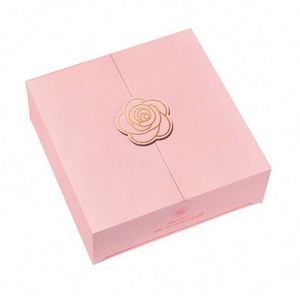 Caja de Regalo Cosmética Premium para San Valentín o Cumpleaños, con Cierre Magnético, Forro de Satén, Cartón Gris, Marca Personalizada SB03, Papel - Product Image 2