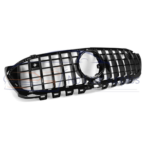 Rejilla de carreras estilo GT negra brillante para Mercedes a Class GT <span class=keywords><strong>2018</strong></span> + W177 Material ABS de parachoques delantero para modelos A35 A45 - Product Image 2