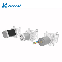 Kamoer KPHM100 Pompe Péristaltique Compacte à Faible Débit, Moteur CC Sans Balais/À Balais, Moteur Pas à Pas, Pompe Doseuse de Liquides 12V/24V 100 ml/min