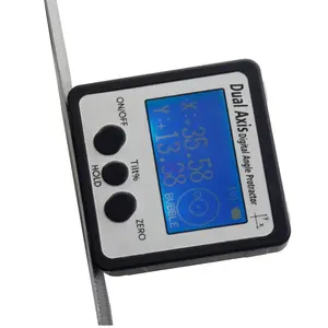 Water Proof Dual Axis Digitale Hoekmeter Dual-Assige Digitale Display Niveau Gauge Met Magnetische Voet Niveau Box Inclinometer