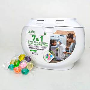 Cápsulas de Detergente para <span class=keywords><strong>Ropa</strong></span> 7 en <span class=keywords><strong>1</strong></span> con Enzimas de Limpieza Profunda y Perlas de Refuerzo de Aroma, Proveedor de Cápsulas de Lavandería - Product Image 1