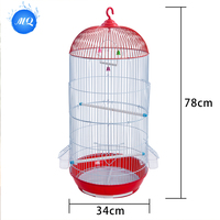Cage à oiseaux élégante pour petits oiseaux-Cage à oiseaux de qualité supérieure durable et élégante-Spacieuse et facile à nettoyer