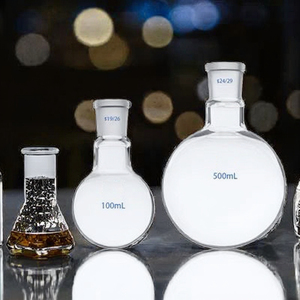 Fioles en verre borosilicaté 100 ml et 500 ml à col large pour usage en laboratoire, équipement de laboratoire scolaire, produits chimiques - Product Image 3