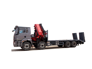 Venta de Fábrica: Camión Grúa Shacman Howo 8*4 Más Vendido, Grúa Hidráulica de Brazo Recto de 20 Toneladas, Motor y Caja de Cambios de Alta Capacidad - Product Image 3