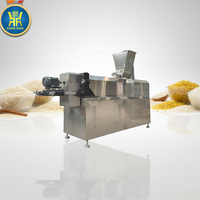 Ligne de production de riz artificiel instantané, ligne de traitement de riz artificiel fortifié par extrusion