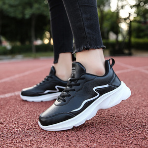 Delle Donne di modo <span class=keywords><strong>Scarpe</strong></span> Da Ginnastica di Sport A Piedi <span class=keywords><strong>Scarpe</strong></span> Da Jogging Nero Bianco Rosa - Product Image 2