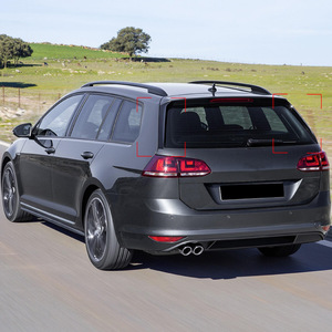 Faldones Laterales para Volkswagen Golf 7 Variant, Negro Brillante, ABS, Traseros, 2013-2019 - Product Image 1
