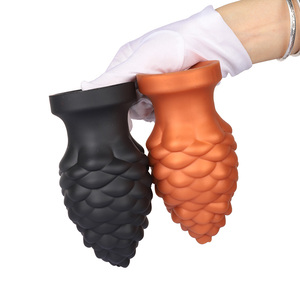 Bouchon anal court en silicone pour <span class=keywords><strong>pomme</strong></span> <span class=keywords><strong>de</strong></span> <span class=keywords><strong>pin</strong></span>, écailles <span class=keywords><strong>de</strong></span> poisson - Product Image 4