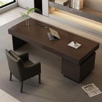Bureaux et chaises de bureau simples et modernes, bureaux en bois massif, bureaux d'écriture, bureaux informatiques