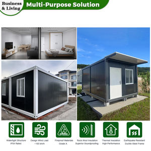 Casa Contenedor Modular Prefabricada de 20 Pies, Expandible, con Estructura de Acero, Portátil, Plegable, Cómoda, con Camas, Comedor y Dormitorio - Product Image 4