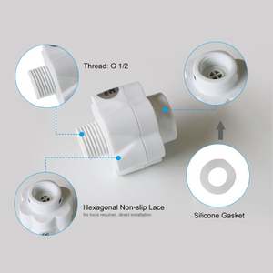 Accesorios de protección de calentadores de agua de plásticos de ingeniería de pared antieléctrica pequeña eléctrica segura - Product Image 2