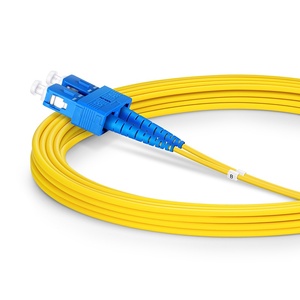 Sc/Sc Duplex 2 fibras 9/125um Riser (OFNR) 3,0mm SMF G.652.D Cable de conexión de fibra óptica 1310/1550nm 0,36/0.22dB Atenuación - Product Image 6